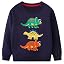 5# Dinosaur/Navy Blue