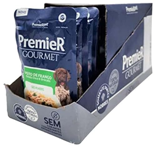 Premier Gourmet Para Cães Filhotes Sabor Frango 85g- Caixa com 20 unidades
