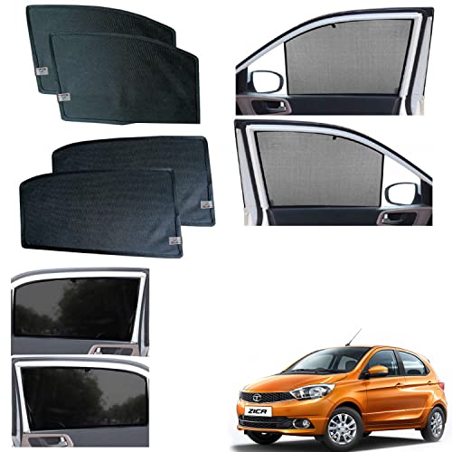 Image of WolkomHome car Fix Curtain Window Shades Half Curtains Sunshade for Zica