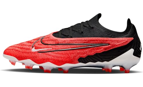 NIKE Phantom GX Elite FG, Sneaker Uomo, Bright Crimson/Black-White, 46 EU