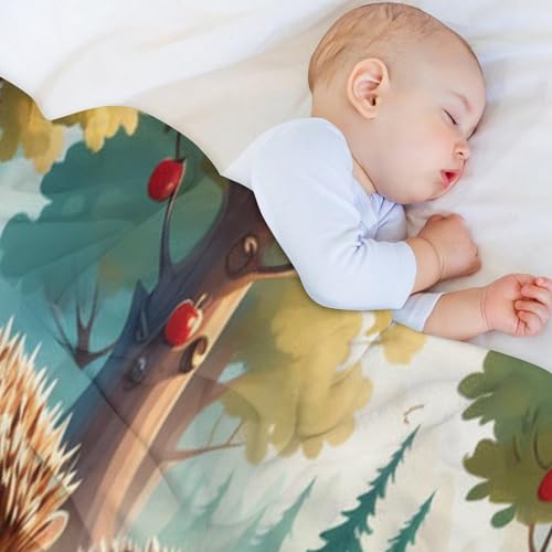Couverture hérisson en flannel de qualité supérieure drap de lit 150x200
