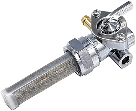 22mm Right Spigot Gas Tank Fuel Valve Petcock Switch Compatible with Harley Davidson