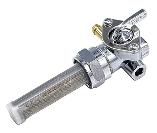 22Mm Right Spigot Gas Tank Fuel Valve Petcock Switch Compatible With Harley Davidson #TOP1