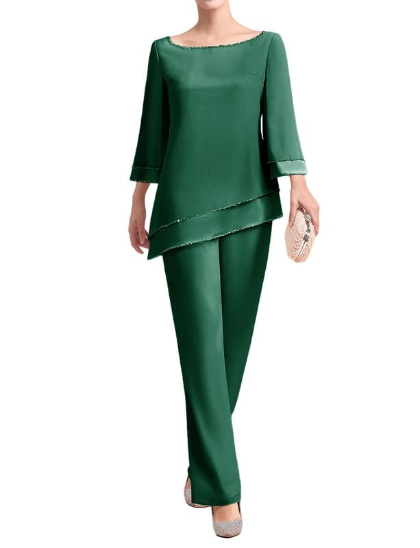 Mother of The Bride Dresses Pant Suits Chiffon Grandmother of The Groom Dress for Women Long Formal Dress