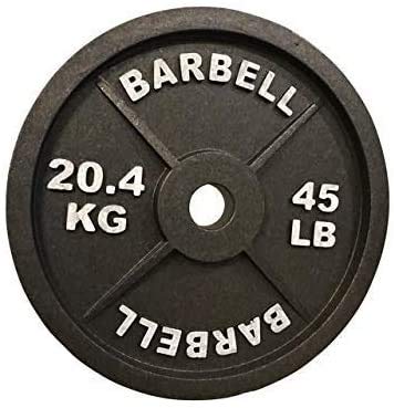 Fake Weights Not 45Lb Weight Plates Styrofoam Olympic Style 45 Lb Barbell 3 Pairs Prop For Strength Bodybuilding Barbell Bar Not Included #TOP2