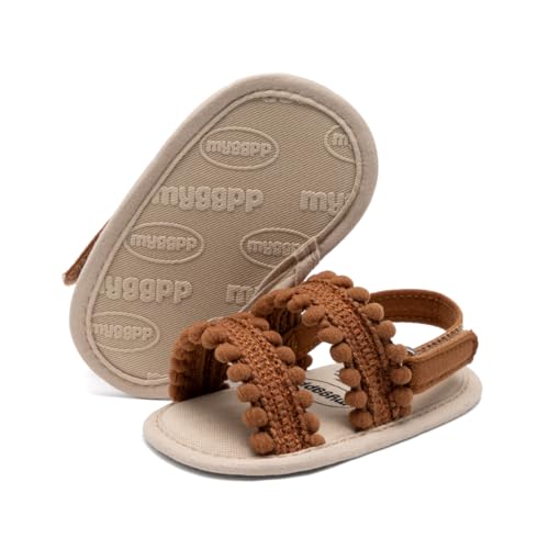 Image of Meckior Infant Baby Girls Boys Summer Sandals Open Toe Lace Princess Dress Wedding Flats Shoes Newborn Toddler Soft Non-slip Sole First Walker Crib Shoes