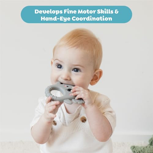 Image of Tiger Tribe Silicone Teether Koala Soft BPA-Free Teething Relief Sensory Toy for Infants Newborns 0-18 Months
