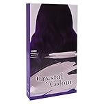 FYNE Crystal Colour - Semi Permanent Hair Colour (Purple (Dark) - Amethyst) | Semi Permanent hair dye | Nice and Easy hair dye for Women | Built-in conditioner formula, healthier shiny hair