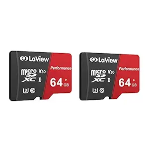 LaView 64GB Micro SD Card 2pc