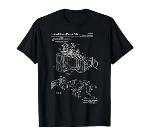T-shirt de photographe vintage avec motif appareil photo T-Shirt