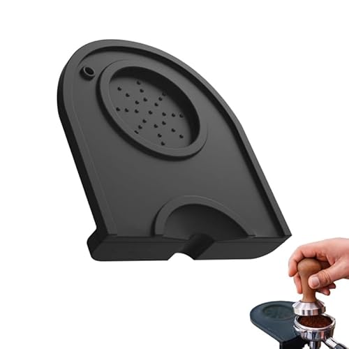 KOZOY Tampermatte café, 1 pieza silicona café Tampermatte Esquina Espresso Tamping Matte Antideslizante Café Tamping Pad para Barista Accesorios Cafetera Cafetera Cocina Cocina Cafetería Café