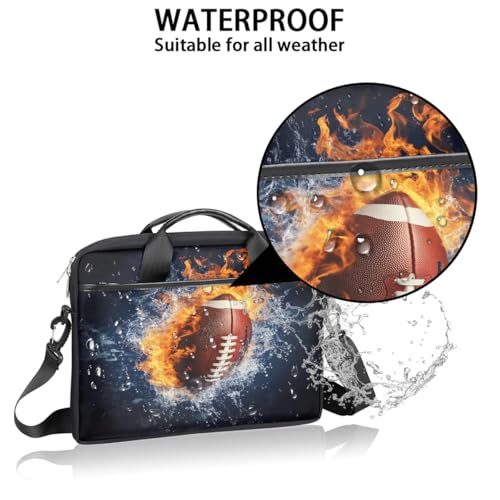 Bolsa para laptop 15 pulgadas Fire Water estilo americano miniatura 3