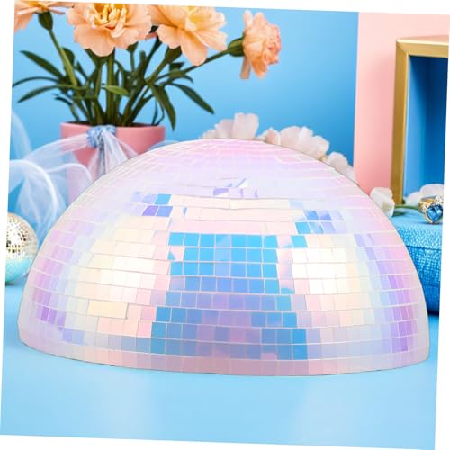 Bola espejada semiesférica VALICLUD para discoteca y decoración moderna de escenario, material de espuma y plástico con instalación fácil y uso repetido, centro de mesa reflectante para fiestas y festividades miniatura 5
