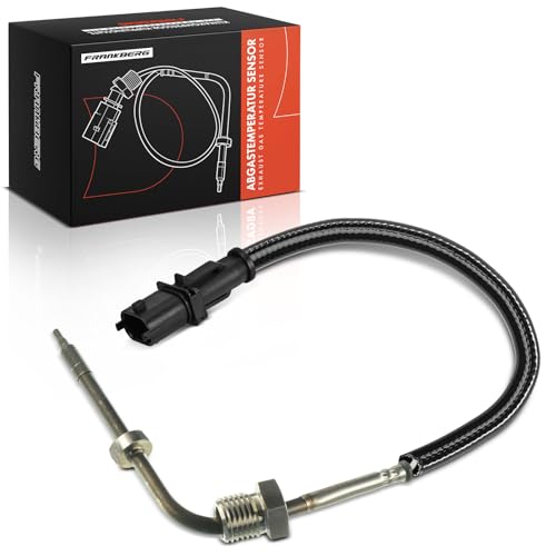 Frankberg Sensor de temperatura de gases de escape 2 Polos Compatible con Insignia A Sports Tourer G09 Astra J Caravan P10 Zafira Tourer C P12 Cascada W13 Insignia A G09 Replace# 5855387