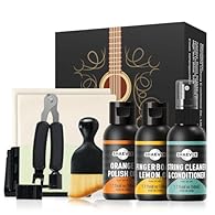 【Complete Guitar Cleaning Kit】Whether electric or acoustic guitars, our guitar maintenance kit provides you with an all-in-one solution. The guitar care kit includes 1x 50ml Orange Polish Oil, 1x 50ml Fingerboard Lemon Oil, 1x 50ml String Cleaner Oil...