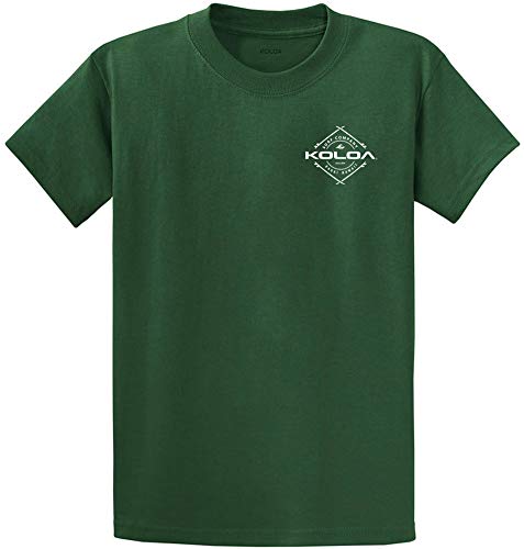 Koloa Surf Company Men's Diamond Boards Logo Heavyweight Tee Tall, 3X-Large Tall, Forest Green
