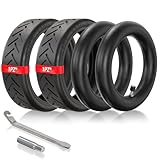 1PZ MT8-X02 8.5' Electric Scooter Tire and Tube, 8 1/2 X2 Scooter Replacement Wheels, 50/75-6.1 Compatible for Gotrax Gxl V2/Xiaomi M365/Pro Electric Scooter Tires, Straight Valve