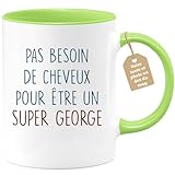 Livraison Sécurisée : Nous savons à quel point il est important que votre cadeau arrive en parfait état. C'est pourquoi chaque mug est soigneusement emballé dans un emballage sécurisé pour garantir une livraison rapide et sans casse. Offrez ce mug en toute confiance à votre George préféré.