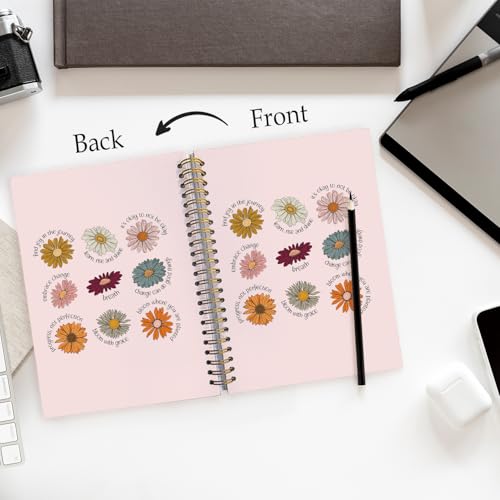 Flower notebook 408-ZMbjb carnet de notes floral écriture et journal intime - 3