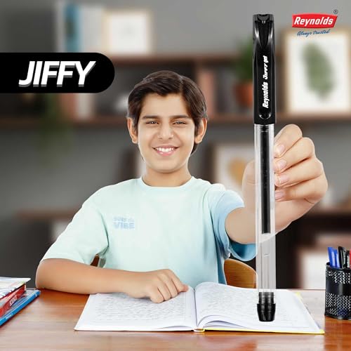 Image of Reynolds JIFFY 5 Ct Black Pen