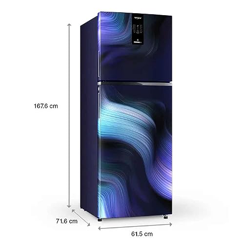 Image of Whirlpool 308 L 2 Star Frost Free Inverter Double Door (IFPRO INV CNV 355 Sapphire Stream(2S)- TL, 2023 Model)