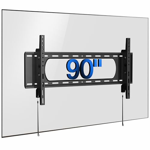 Support mural inclinable VIVO pour grand écran TV, inclinaison anti-reflet maximale