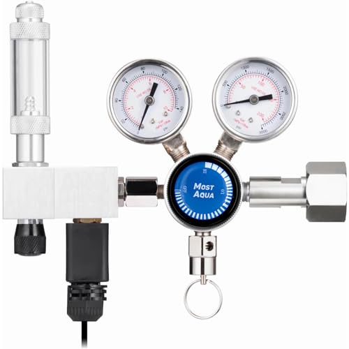 MostAqua Dual Stage Co2 Regulator for Aquarium Plants