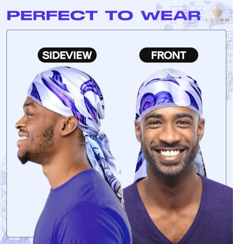 Durag de luxe soyeux compression optimale et coutures quadruples Blanc Gear5