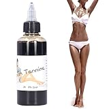 【Aplicación suave y sin rayas】 La guía de colores cosméticos muestra dónde se ha aplicado el bronceado, lo que hace que la aplicación sea fácil y sin rayas. Los ingredientes naturales especialmente formulados no harán que su piel se vuelva anaranjada.