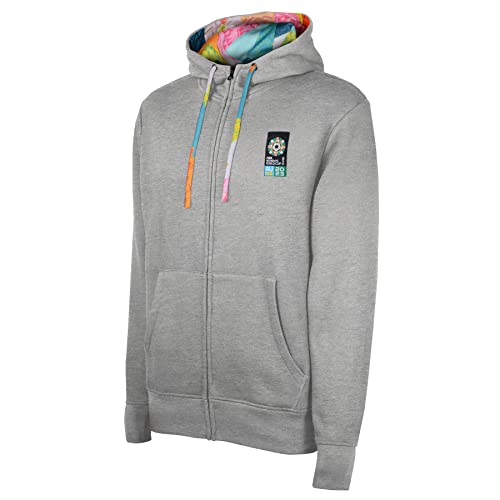 Sudadera con capucha FIFA World Cup Outerstuff con cremallera para hombre en color gris