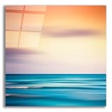 Epic Art 'Sunset Shimmer' by Dirk Wustenhagen Acrylic Glass Wall Art, 12' x 12'