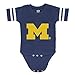 Little King College Football Infant Jersey Game Romper-Michigan-Navy-18 Months