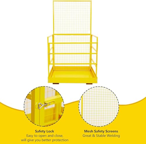 image for Towallmark Foldable Forklift Safety Cage 43