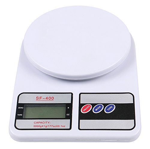 Enseres De Cocina, Kitchen Bascula Digital de Cocina SF-400 - Bascula Cocina Electrónica para Pesar Alimentos - Bascula de Alimentos Precisa hasta 5 Kg