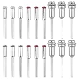 HOOWIFFY 26pcs Steel Screw Mandrel Set with 3.175mm and 6.0mm Shafts, Cut-Off Wheel Holder for Rotary Tools, Compatible with Oscillating Tool Accessories and Industrial Cutting Applications
