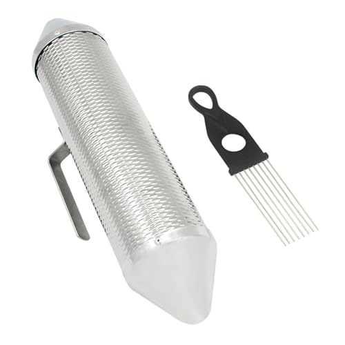 Shaker Guiro en métal durable avec grattoir ergonomique, percussion haute résistance