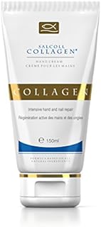 Salcoll Collagen - Pure Bioactive Anti-Aging Collagen Repair Hand Cream - Hypoallergenic Moisturizing Lotion, Dry Skin Relief,  All Skin Types, 150 ml