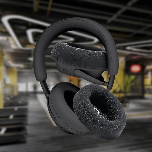 Image of WC SweatZ QC Ultra - Patented Protective Earpad Covers Compatible with Bose QuietComfort Ultra Gen 1 & Gen 2 by Wicked Cushions | Sweatproof & Washable | Black