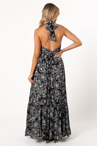 Image of Petal & Pup Women's Lennon Halterneck Maxi Dress
