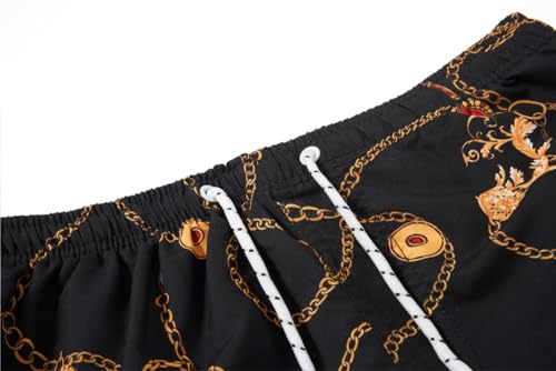 Men’s Swim Trunks Quick Dry Beach Shorts with Mesh Lining4