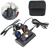 Aries Outlets 3W Belt Clip Lamp with Filter + 3.5X420 Loupe Magnifier Black