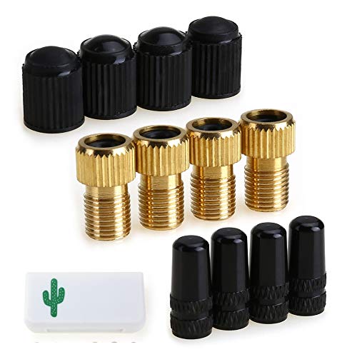 SUNIY Bike Presta Valve Adapter Adaptor Bicycle Tire Valve Converter Copper Valve