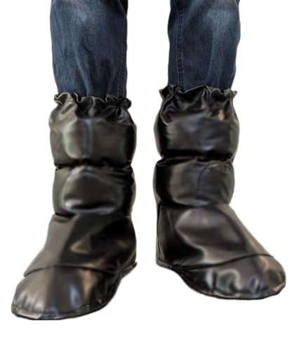 Napoleon Vote for Pedro Halloween Costume Accessory Moon Boots Over Shoe Cover - One Size Fits Adult Black