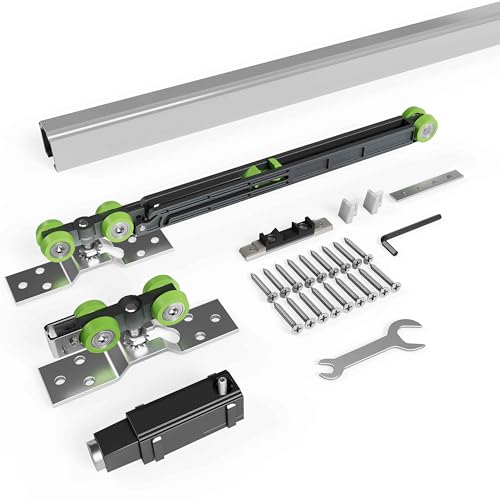 6FT/72in Sliding Pocket Door Track Kit – Aluminum(No Door)