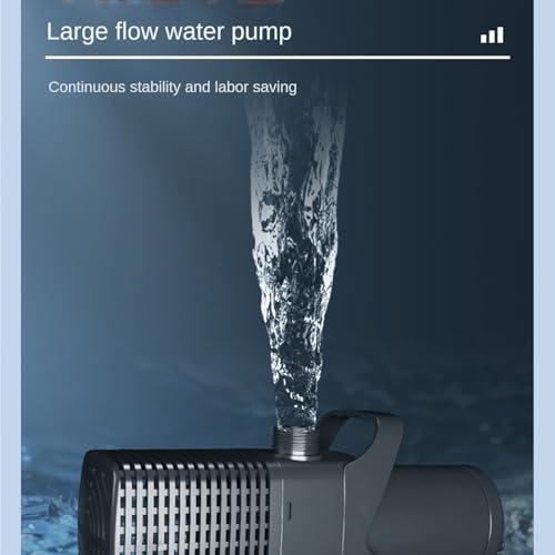 Skimmer para estanque 60W, limpieza de superficie ajustable miniatura 3