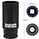 DAKCOS SW 24mm Vielzahn Nuss Schlagschrauber Nuss Antriebswellen Werkzeug Kraft Stecknuss | 12 Kant | 12,5 mm (1/2) | CR-MO