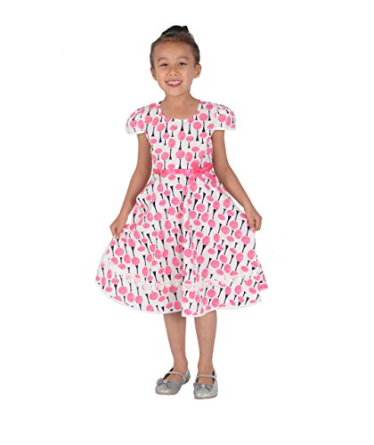 Robe de soirée en coton à fleurs pour filles - Tenue chic Cinda