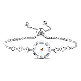 FAADBUK Christian Mustard Seed Bracelet Christian Gift With God All Things Are Possible Mustard Seed Jewelry Bracelet Religious Gift Jewelry For Women Girl (With God Br-S)