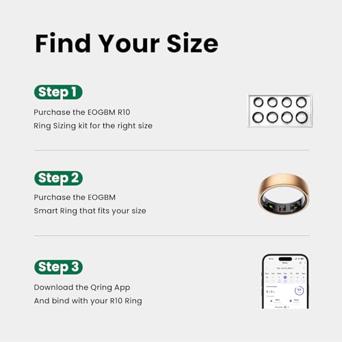 Image of Smart Health Ring Sleep Health Tracker for Women Men with Heart Rate, Blood Oxygen, Sleep Monitor, Steps,Calories, 5ATM Waterproof for iPhone /Android, No Subscription Fee(Rose Gold, 8#)