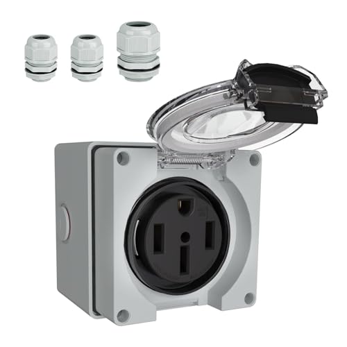 Boîte de sortie renforcée Fil 14 en ABS robuste pour installations de 250V